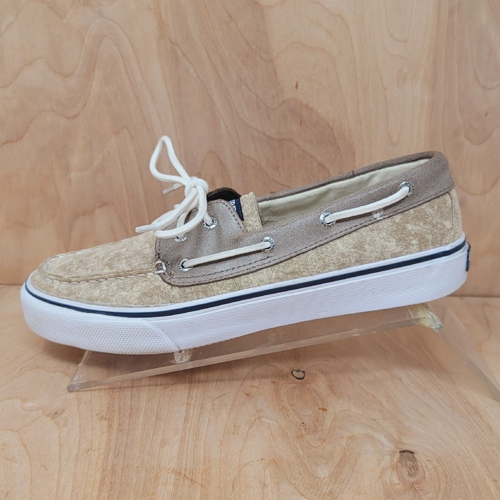 Sperry Topsider Boat Shoes Mens 10.5 M Bahama II White Cap Sneakers STS13106 - Picture 12 of 14